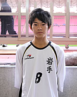 準優勝した岩手県選抜 佐々木海人選手