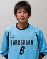 準優勝した福島県選抜 佐藤翔太郎選手