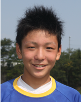 青森県選抜代表 北城俊幸選手 背番号2