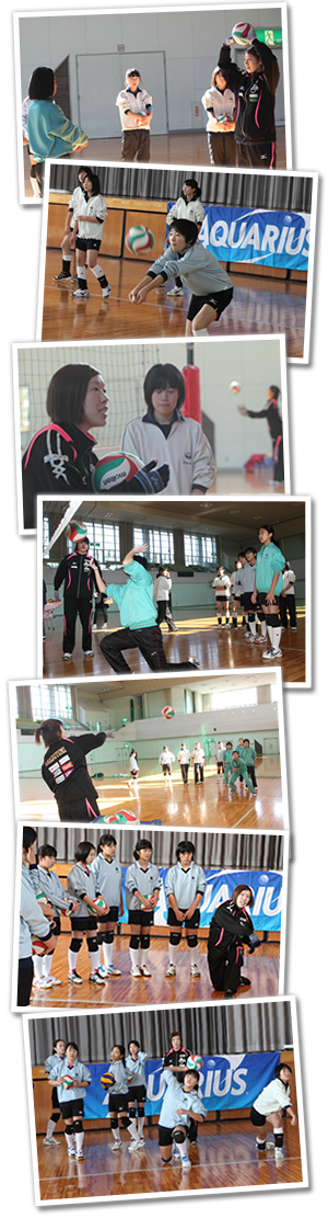 カメイ仙台ベルフィーユ バレーボール教室5